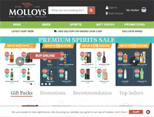 Tablet Screenshot of molloys.ie